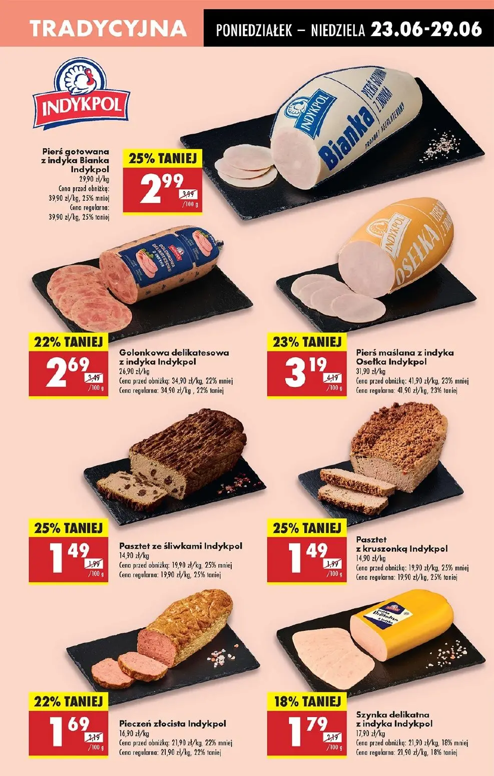 gazetka promocyjna Biedronka Od poniedziałku. Lada tradycyjna - Strona 25