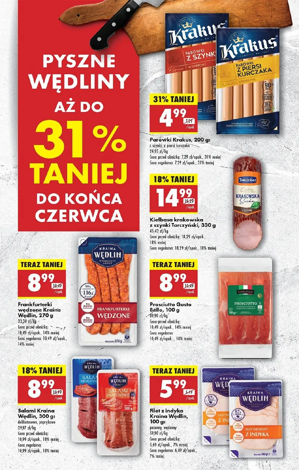 gazetka promocyjna Biedronka Od poniedziałku. Lada tradycyjna - Strona 33