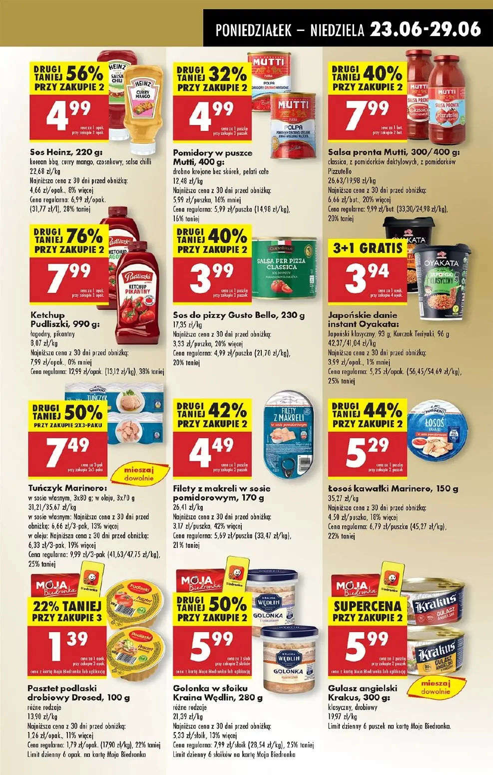 gazetka promocyjna Biedronka Od poniedziałku. Lada tradycyjna - Strona 41