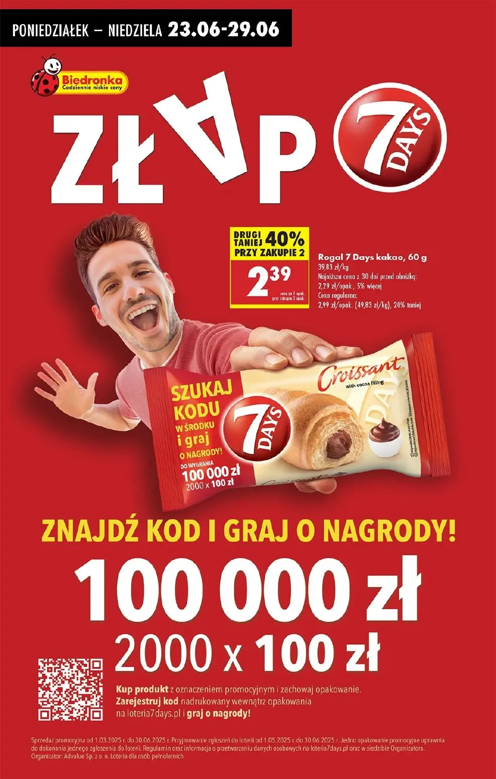 gazetka promocyjna Biedronka Od poniedziałku. Lada tradycyjna - Strona 44