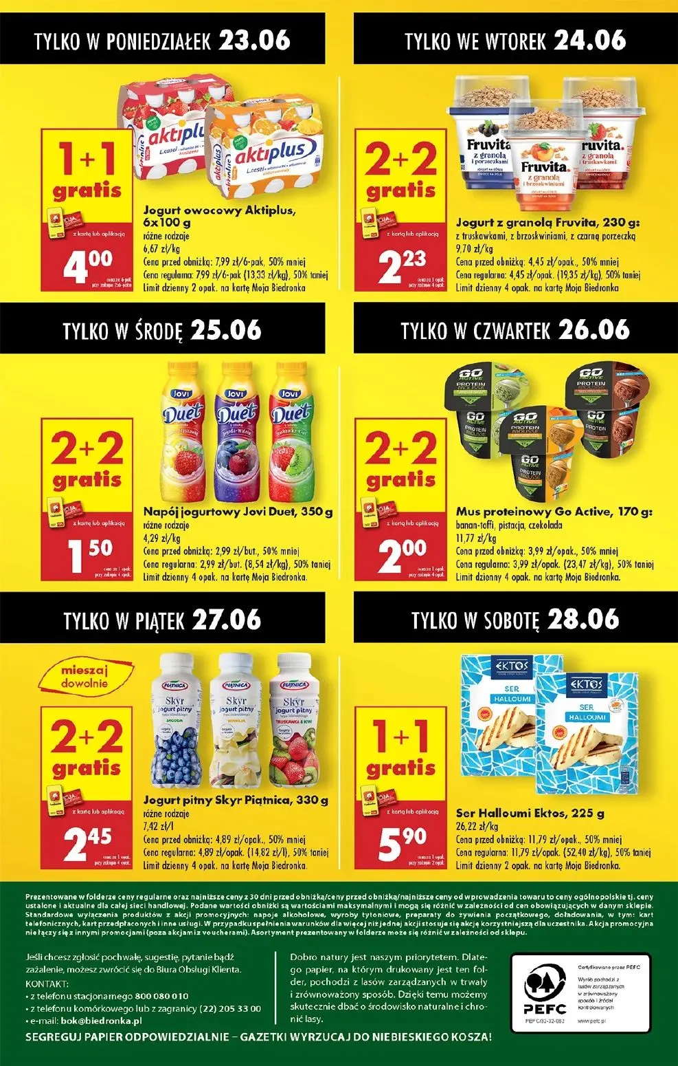 gazetka promocyjna Biedronka Od poniedziałku. Lada tradycyjna - Strona 68