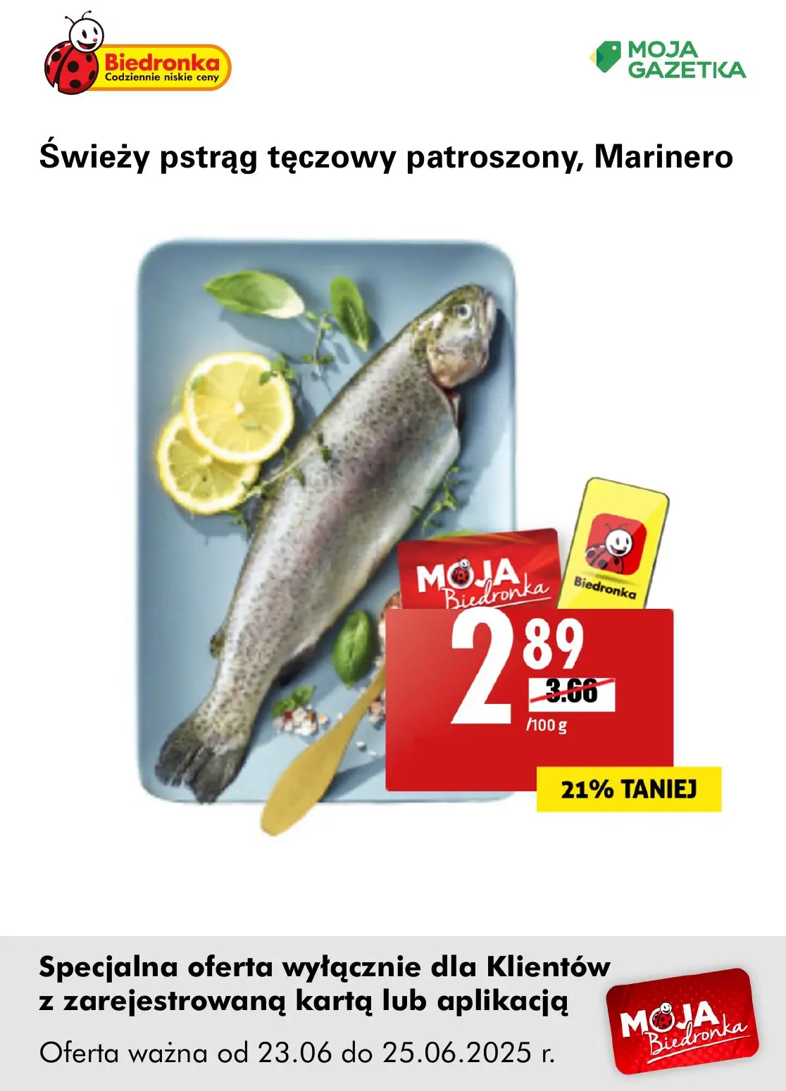 gazetka promocyjna Biedronka Oferta z kartą Moja Biedronka - Strona 6