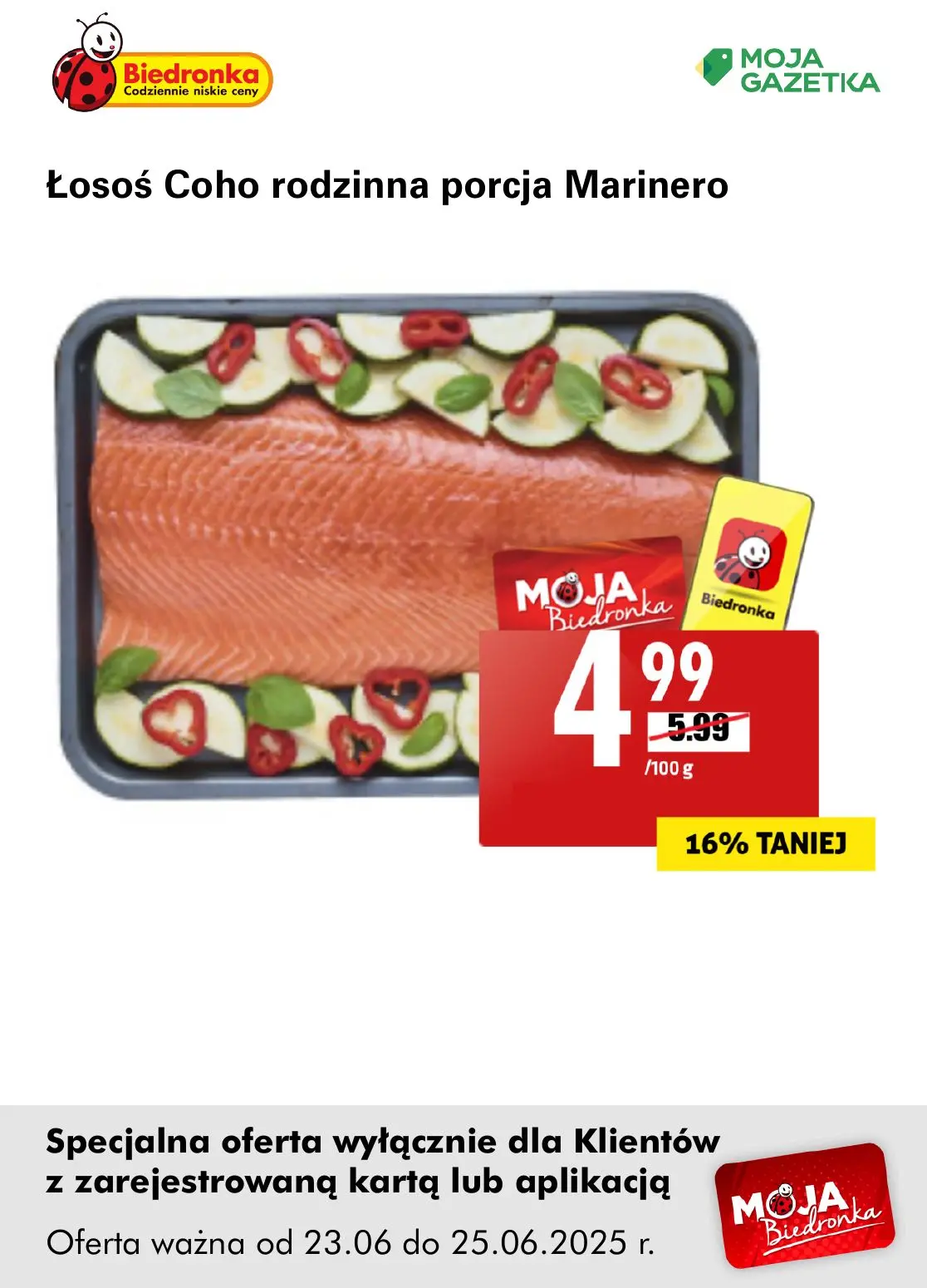 gazetka promocyjna Biedronka Oferta z kartą Moja Biedronka - Strona 7