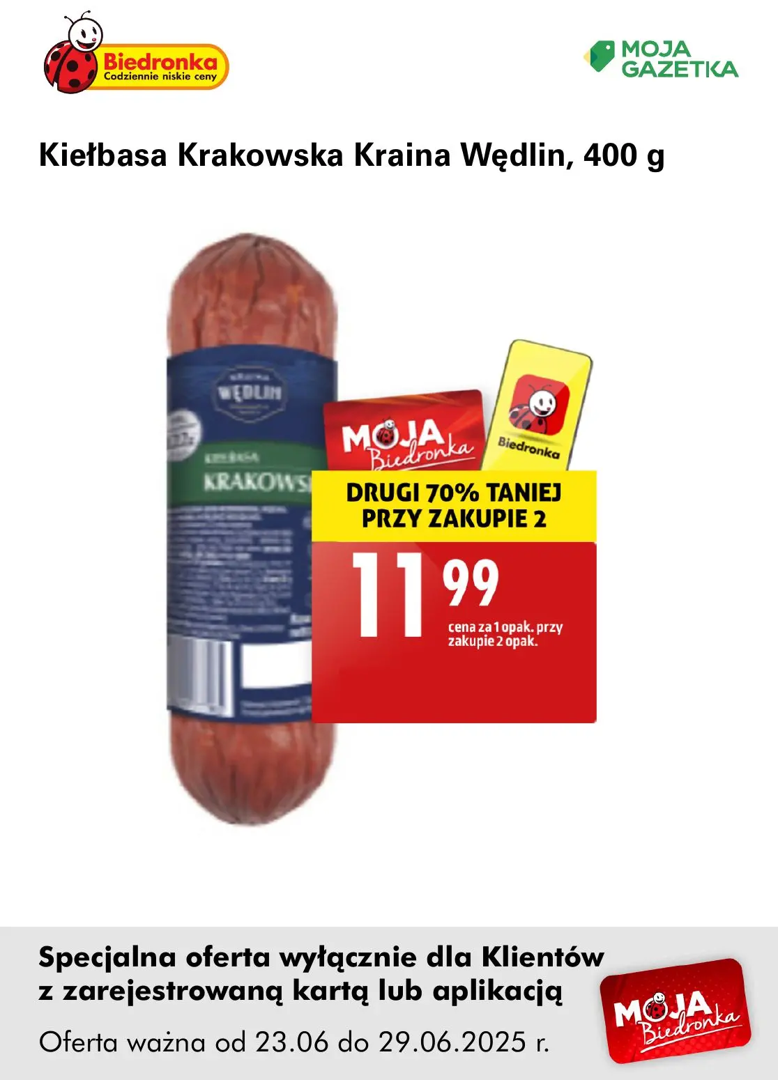 gazetka promocyjna Biedronka Oferta z kartą Moja Biedronka - Strona 13