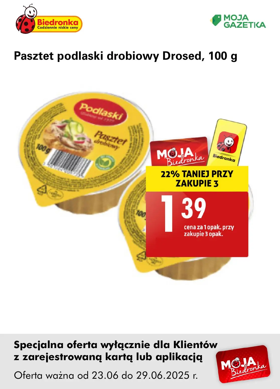 gazetka promocyjna Biedronka Oferta z kartą Moja Biedronka - Strona 23