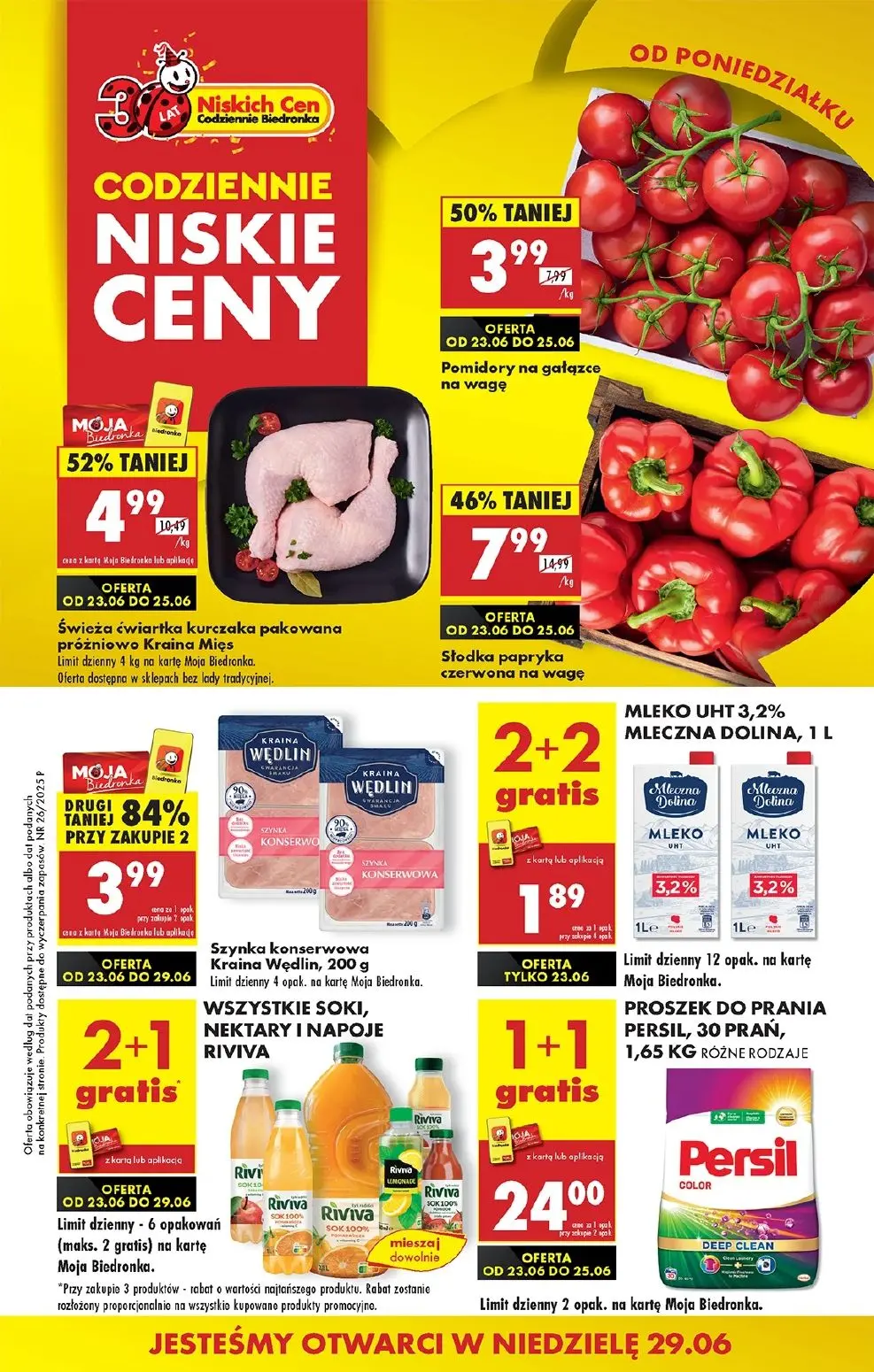 gazetka promocyjna Biedronka Od poniedziałku - Strona 1
