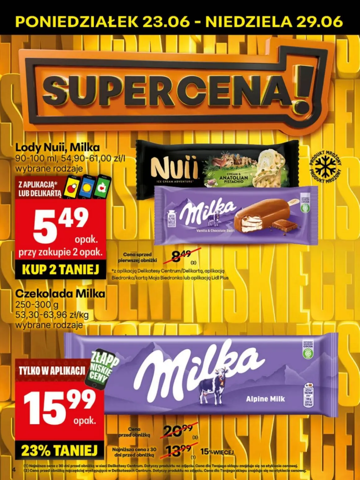 gazetka promocyjna Delikatesy Centrum Od poniedziałku - Strona 4