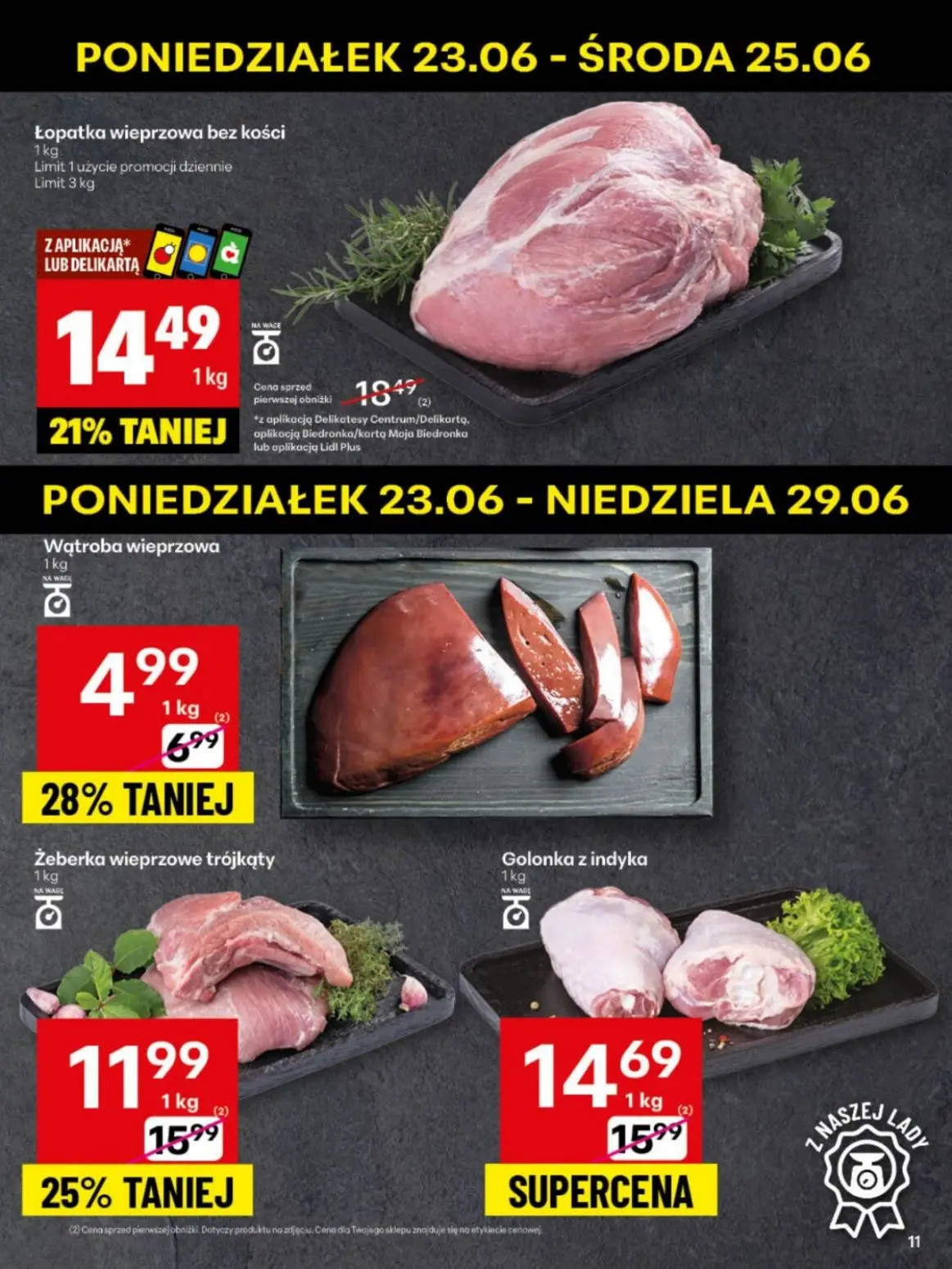 gazetka promocyjna Delikatesy Centrum Od poniedziałku - Strona 11
