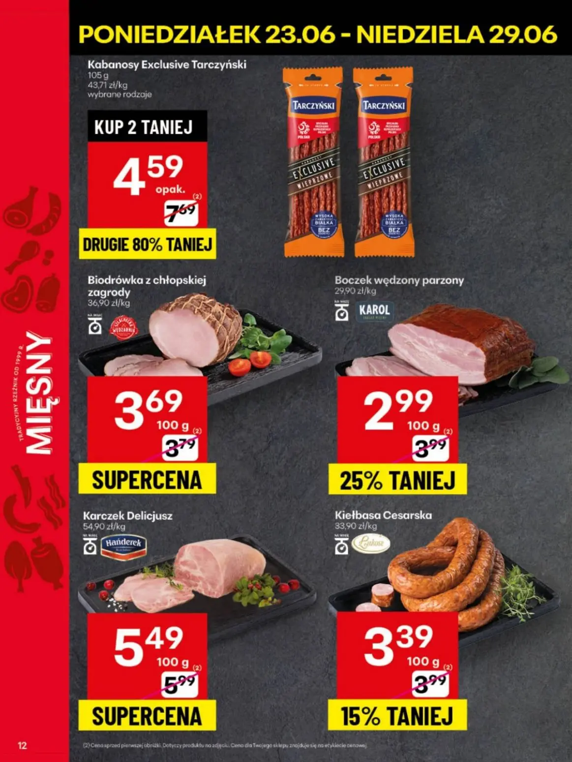gazetka promocyjna Delikatesy Centrum Od poniedziałku - Strona 12
