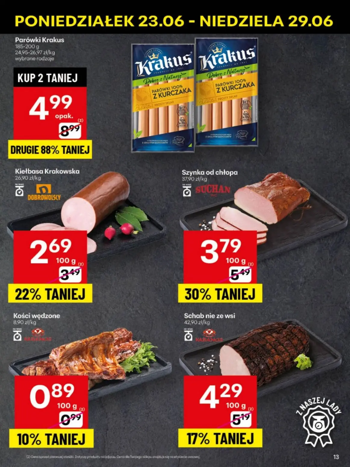 gazetka promocyjna Delikatesy Centrum Od poniedziałku - Strona 13
