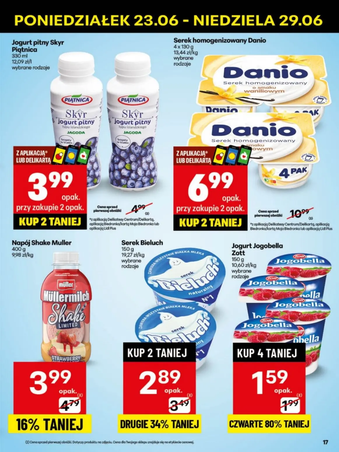 gazetka promocyjna Delikatesy Centrum Od poniedziałku - Strona 17