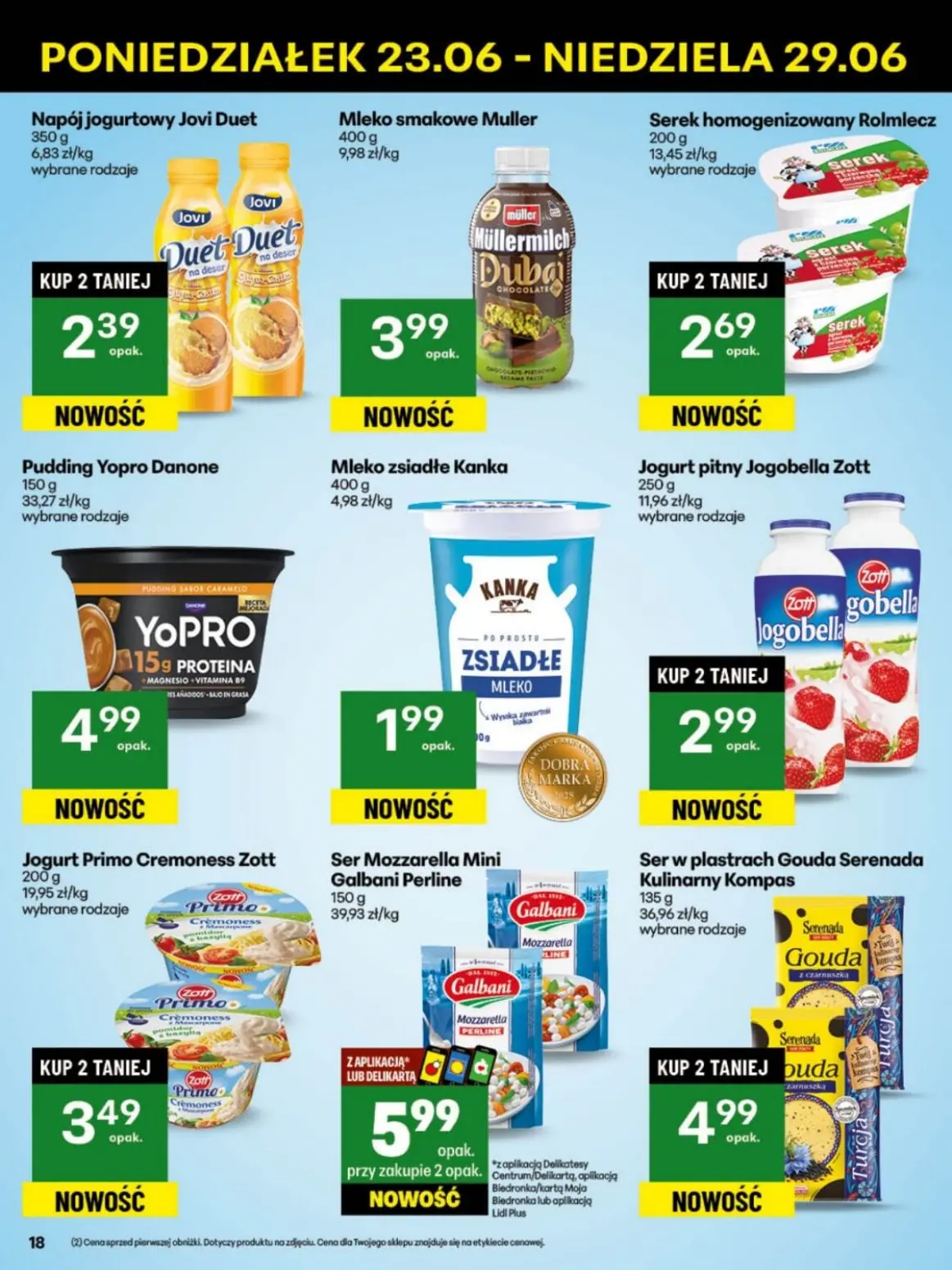 gazetka promocyjna Delikatesy Centrum Od poniedziałku - Strona 18