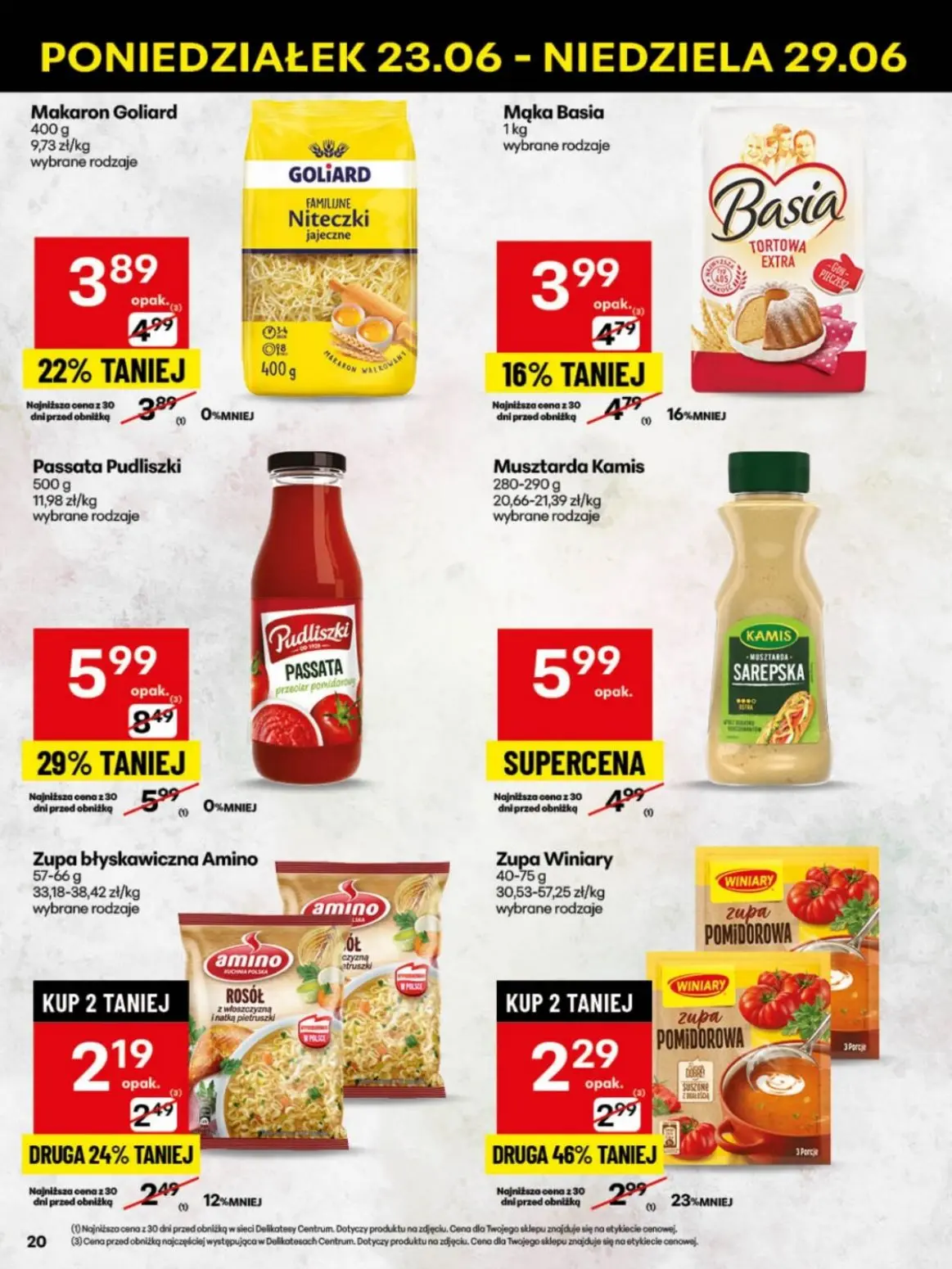 gazetka promocyjna Delikatesy Centrum Od poniedziałku - Strona 20