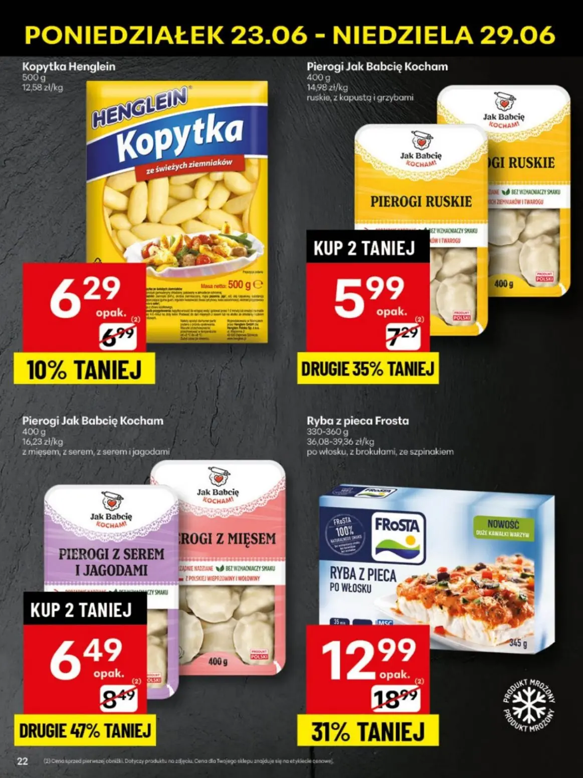 gazetka promocyjna Delikatesy Centrum Od poniedziałku - Strona 22