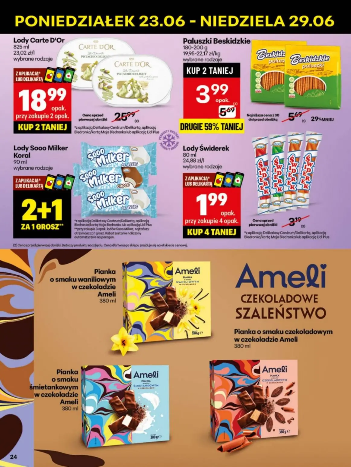 gazetka promocyjna Delikatesy Centrum Od poniedziałku - Strona 24