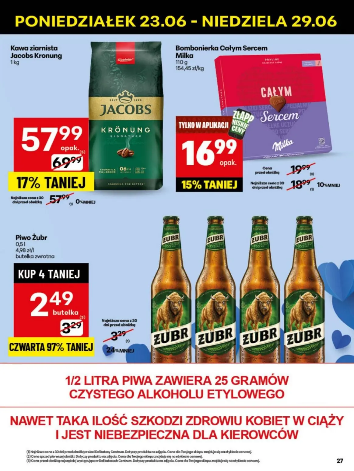 gazetka promocyjna Delikatesy Centrum Od poniedziałku - Strona 27