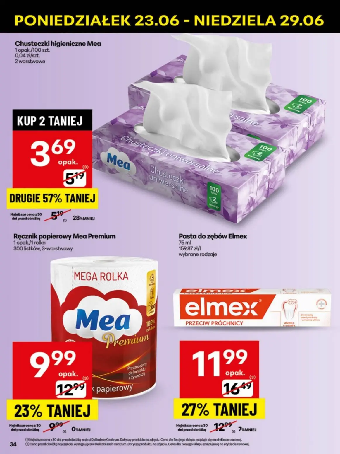 gazetka promocyjna Delikatesy Centrum Od poniedziałku - Strona 34