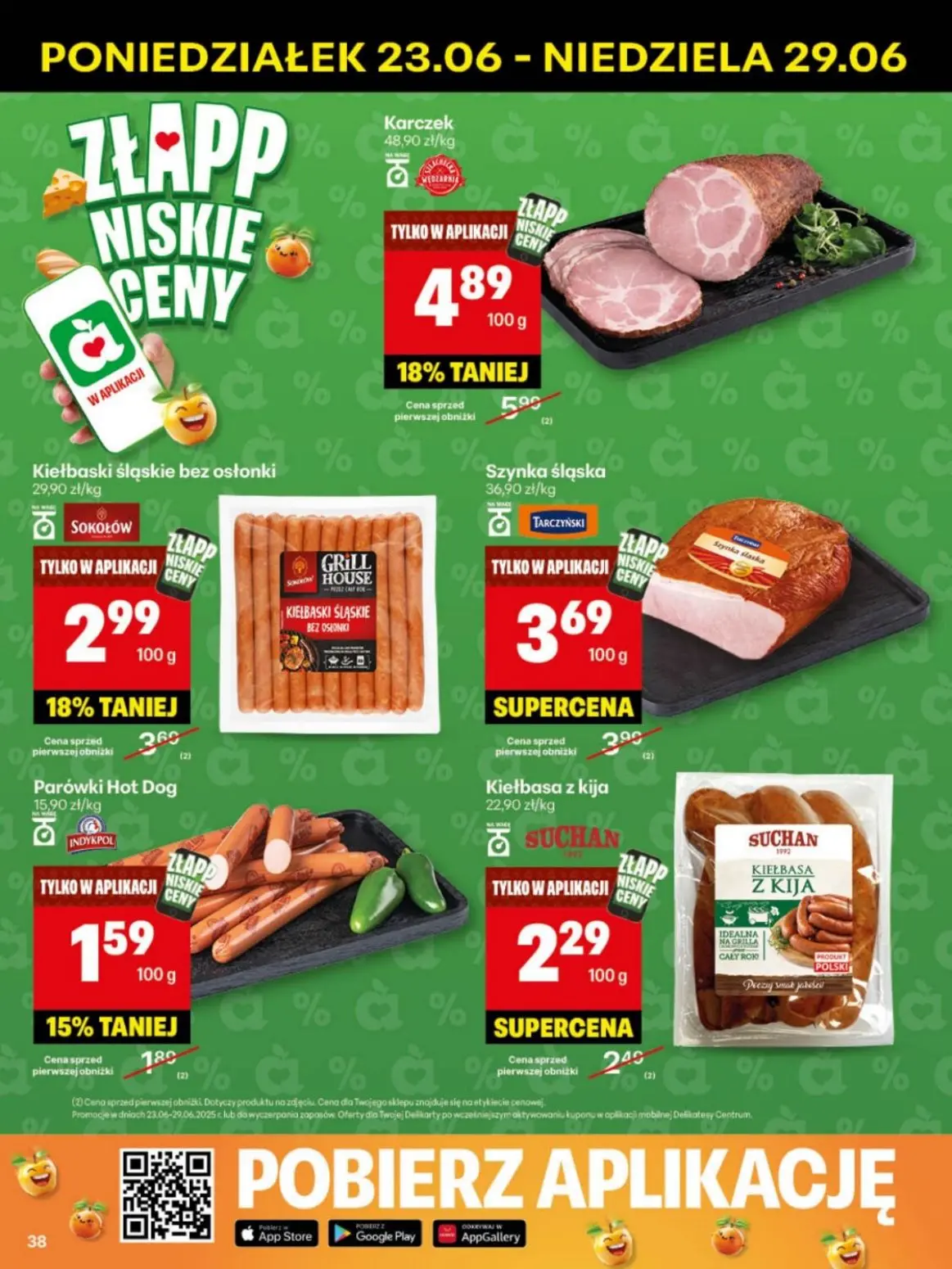 gazetka promocyjna Delikatesy Centrum Od poniedziałku - Strona 38