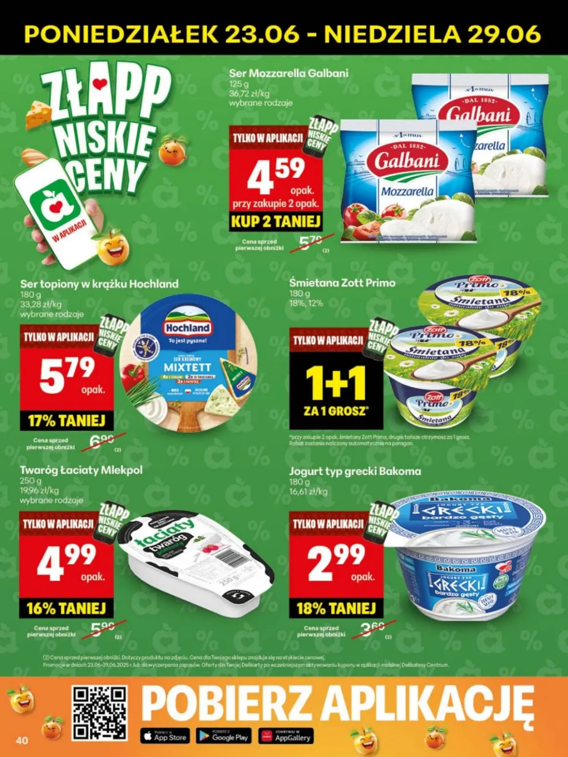 gazetka promocyjna Delikatesy Centrum Od poniedziałku - Strona 40
