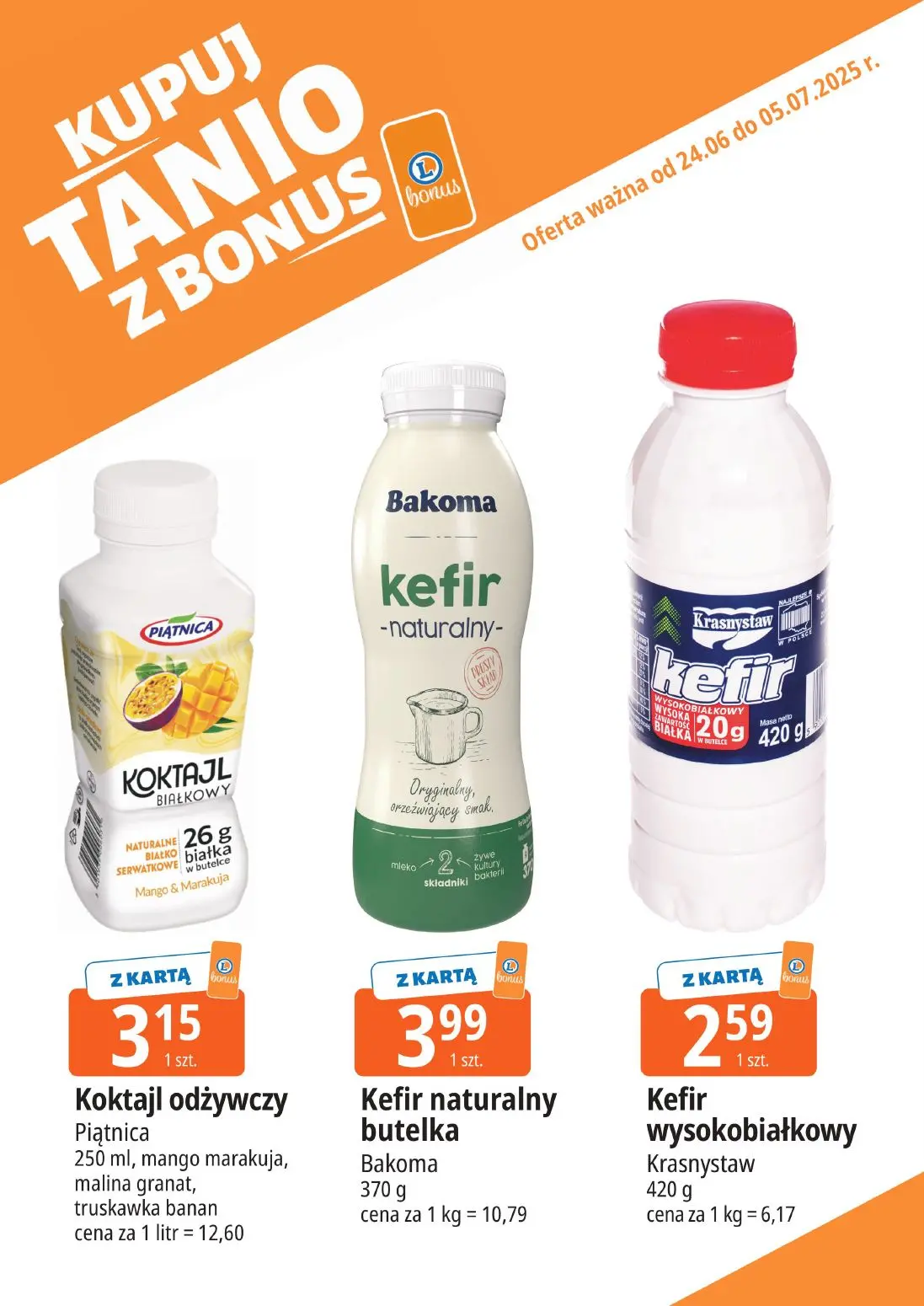 gazetka promocyjna E.Leclerc Bonus skanujesz kasę zyskujesz! - Strona 9