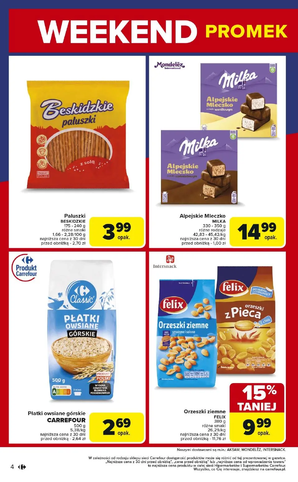gazetka promocyjna Carrefour Market Weekend od czwartku - Strona 4