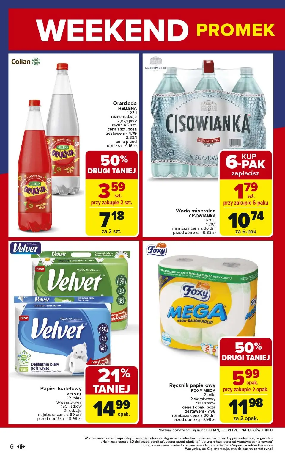 gazetka promocyjna Carrefour Market Weekend od czwartku - Strona 6