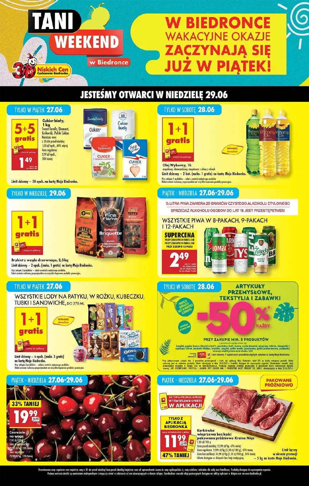 gazetka promocyjna Biedronka Tani weekend - Strona 1