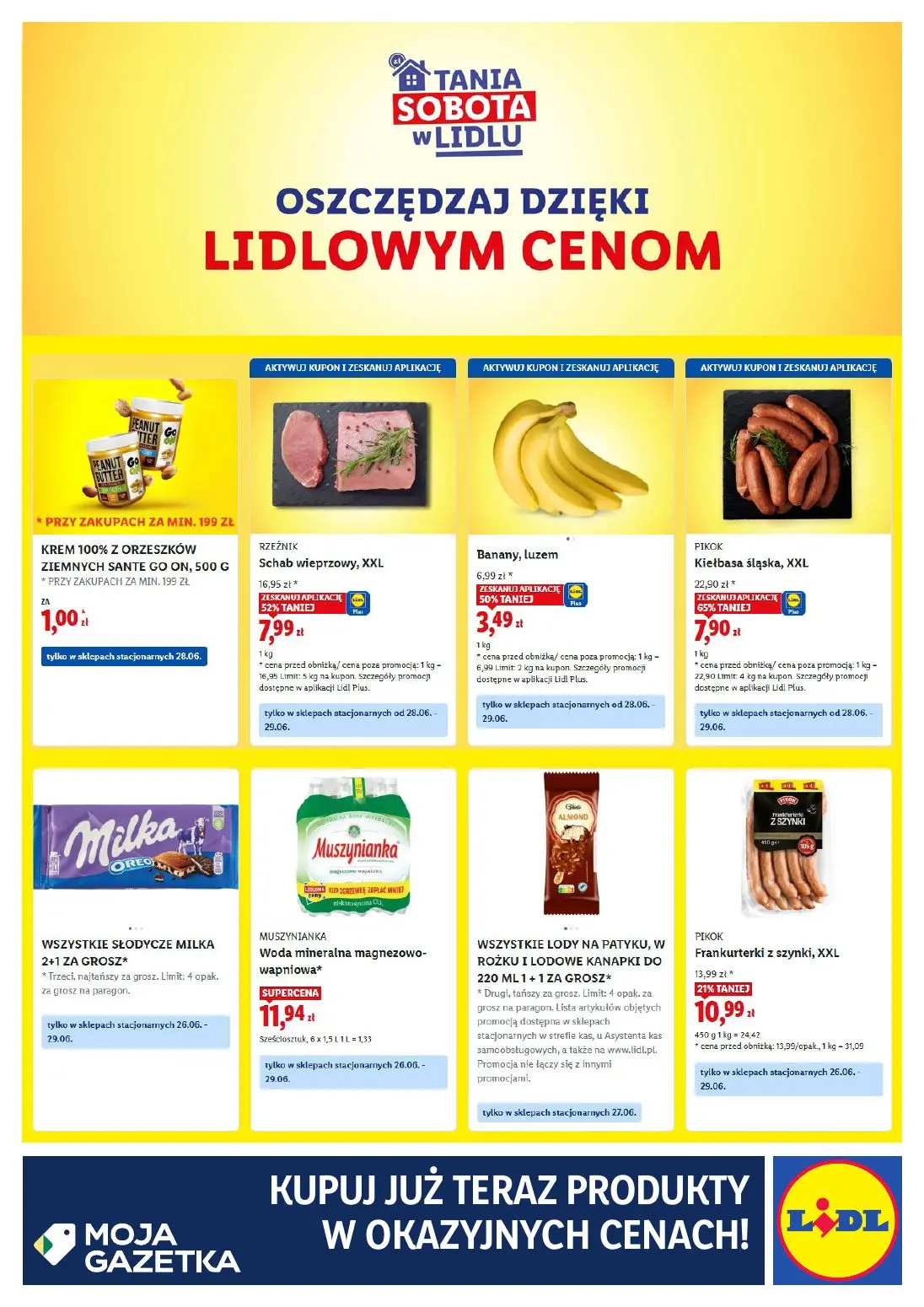 gazetka promocyjna LIDL Tania sobota w Lidlu - Strona 1