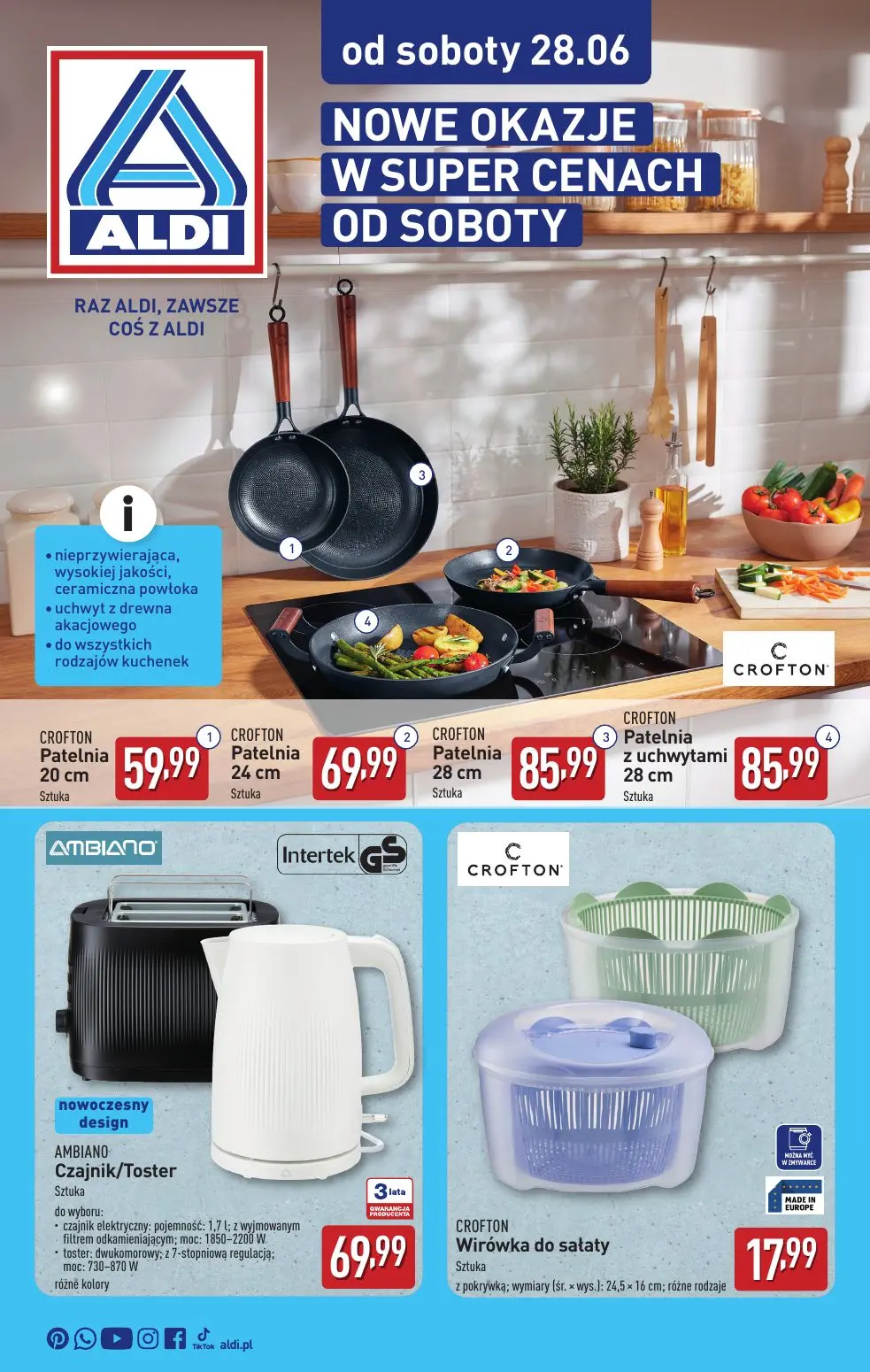 gazetka promocyjna ALDI NOWE okazje od soboty! - Strona 1