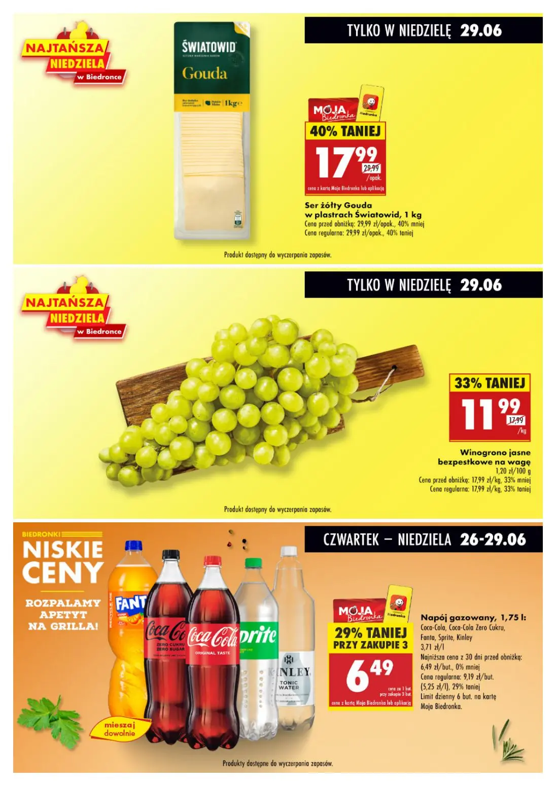 gazetka promocyjna Biedronka Najlepsze promocje w niedzielę tylko w Biedronce - Strona 3