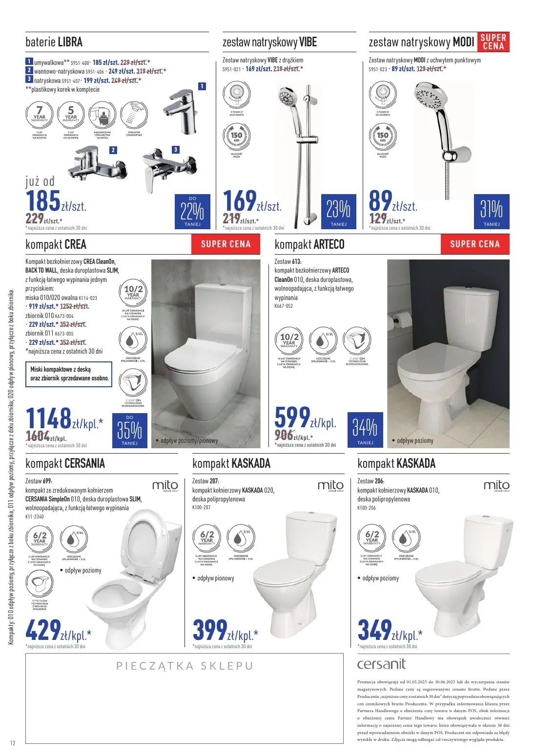 gazetka promocyjna Cersanit Moc promocji - Strona 12