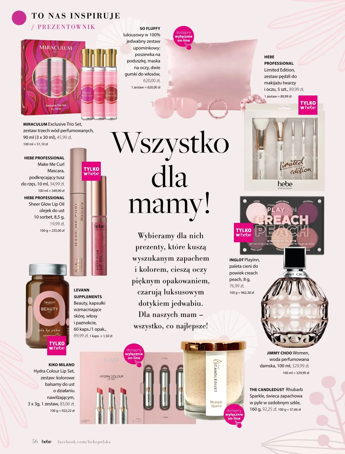 gazetka promocyjna hebe Sztuka celebrowania życia! - Strona 56