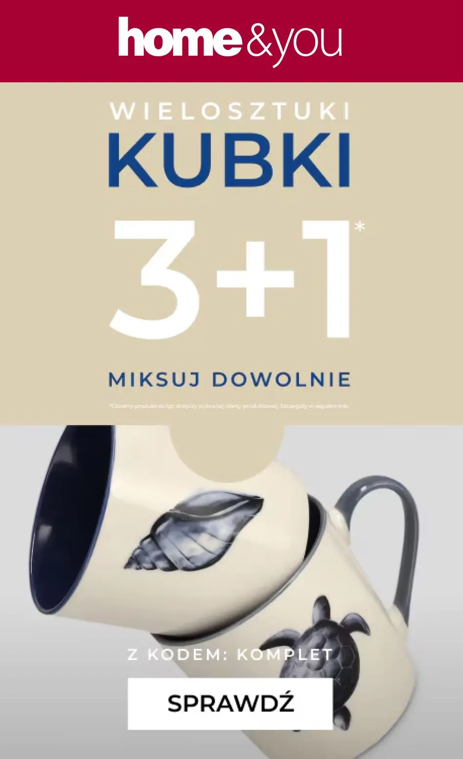 gazetka promocyjna home&you Wielosztukuj kubki 🍵
3 + 1! - Strona 1