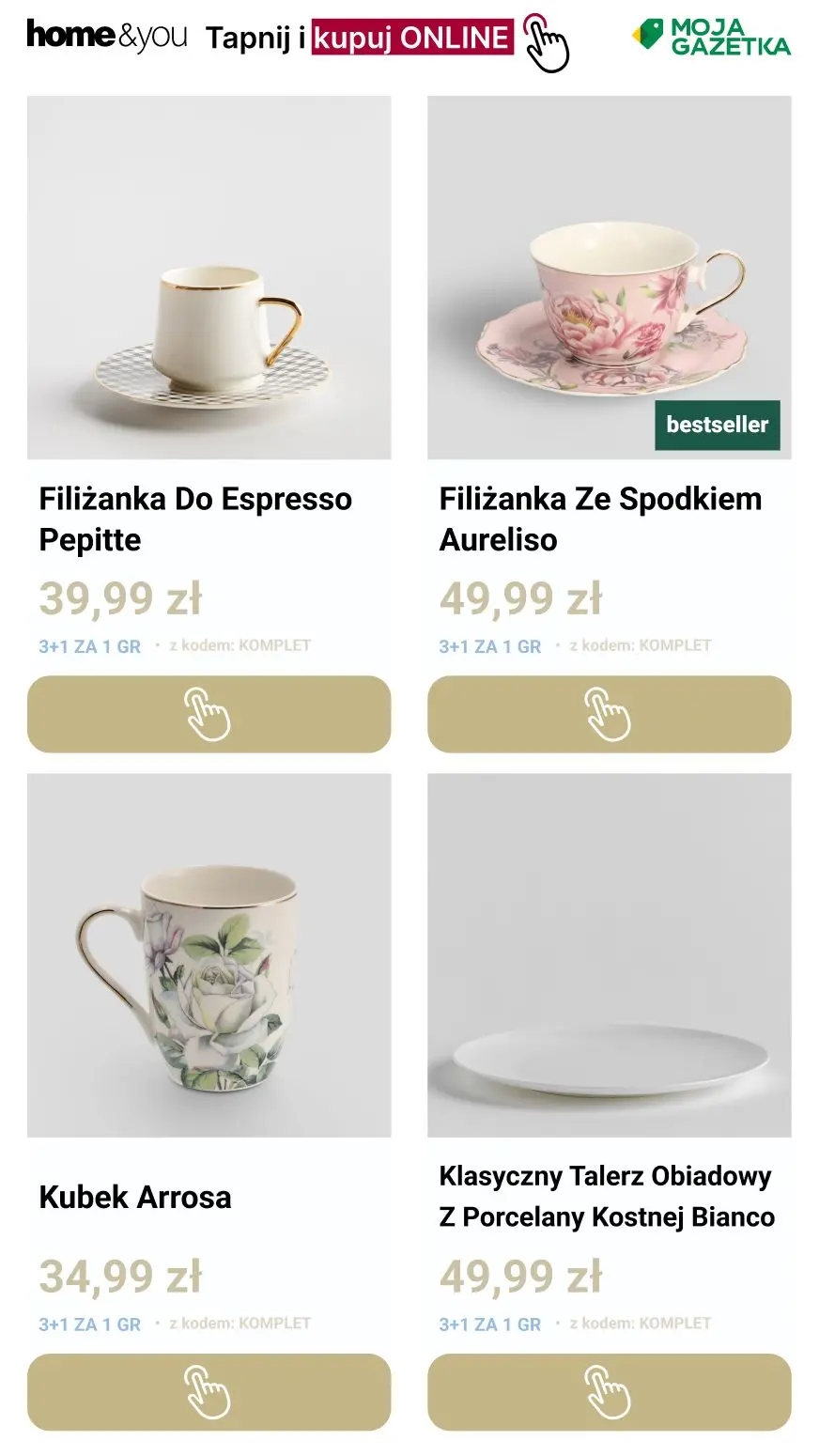 gazetka promocyjna home&you Wielosztukuj kubki 🍵
3 + 1! - Strona 9