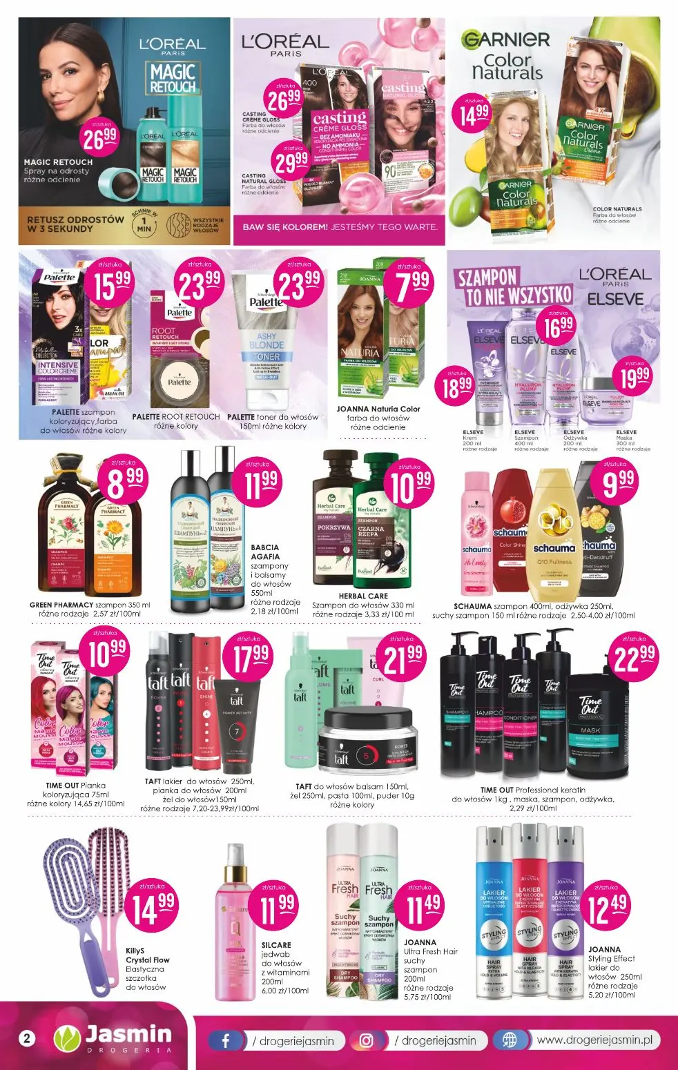 gazetka promocyjna DROGERIE JASMIN Super okazje! - Strona 2