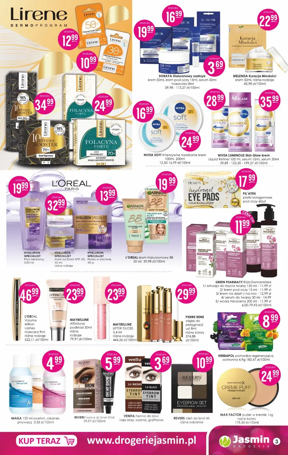 gazetka promocyjna DROGERIE JASMIN Super okazje! - Strona 3