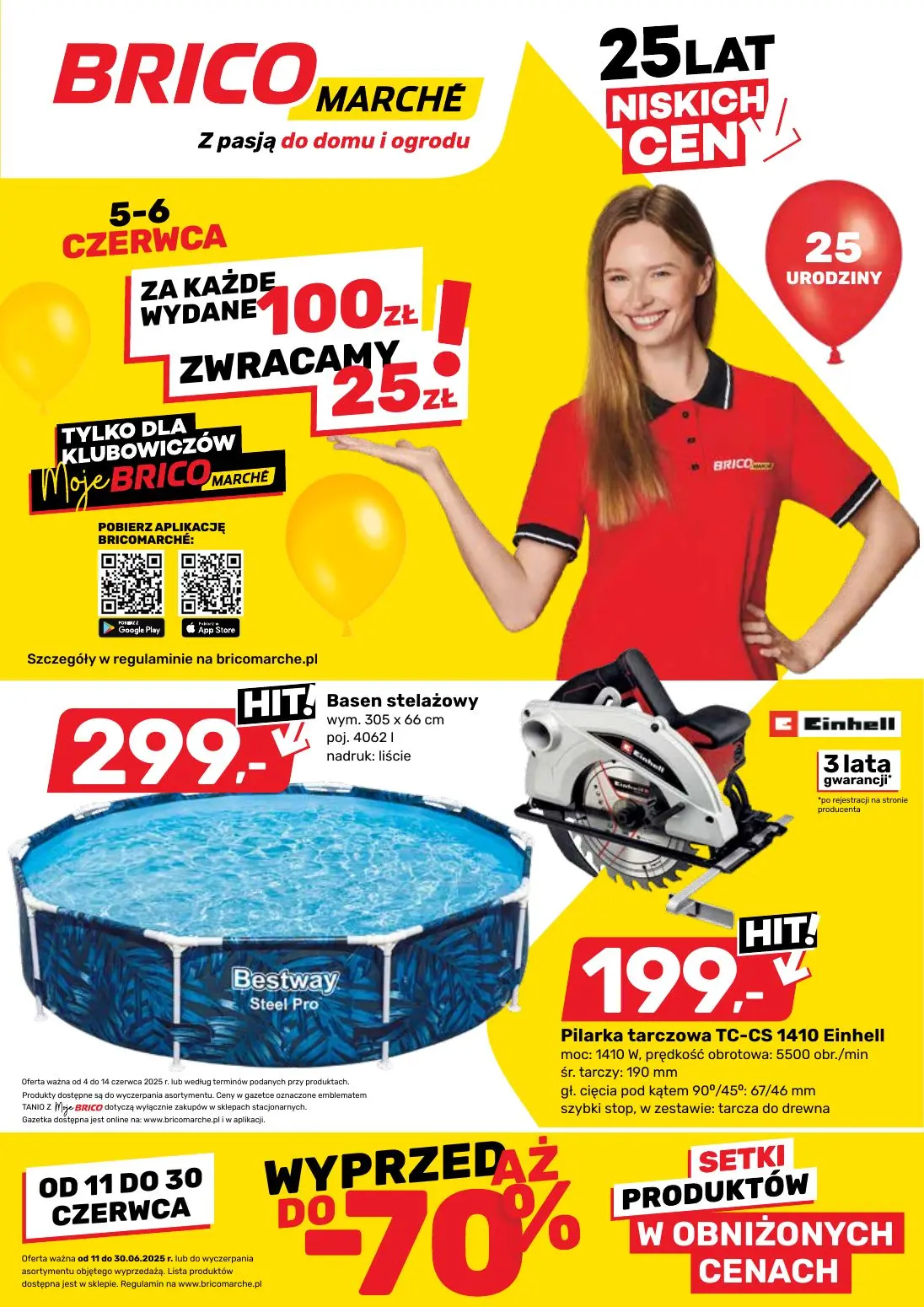 gazetka promocyjna BRICOMARCHE 25 lat niskich cen - Strona 1