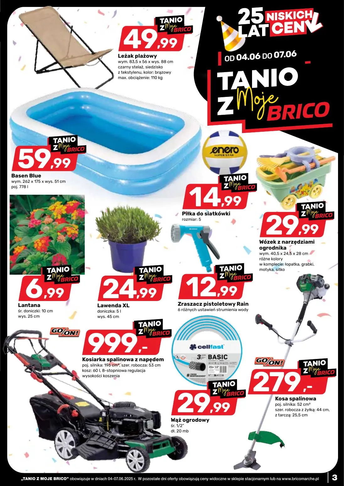 gazetka promocyjna BRICOMARCHE 25 lat niskich cen - Strona 3