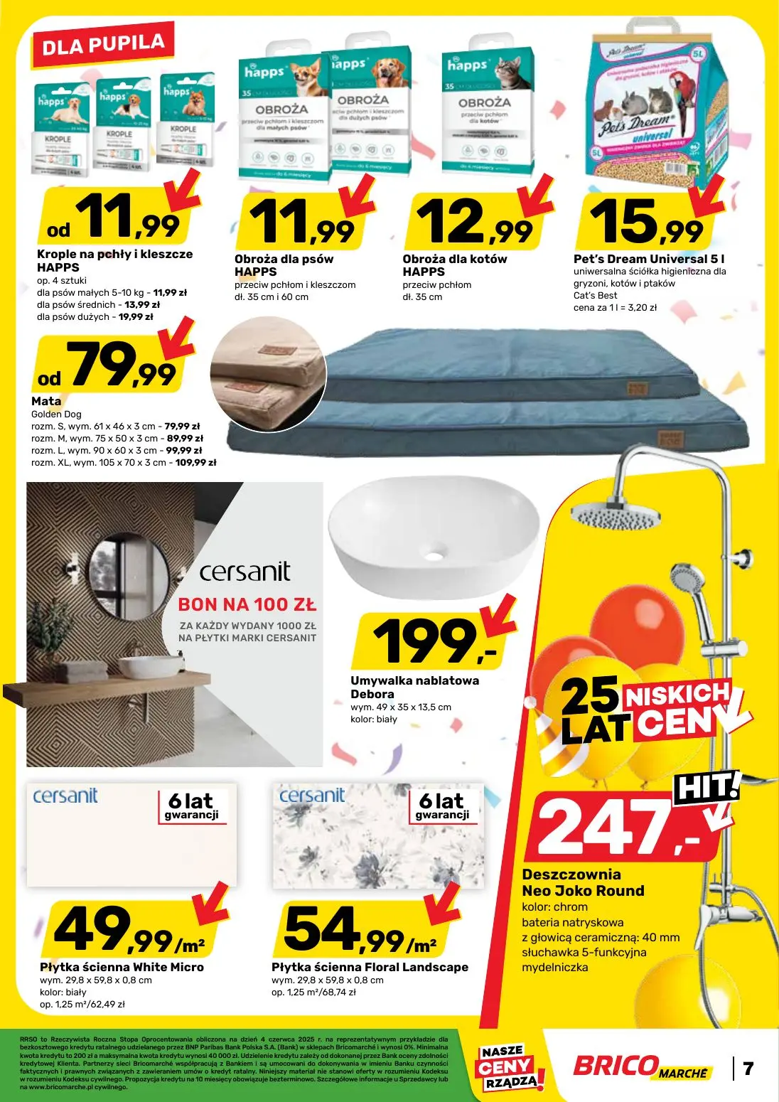 gazetka promocyjna BRICOMARCHE 25 lat niskich cen - Strona 7