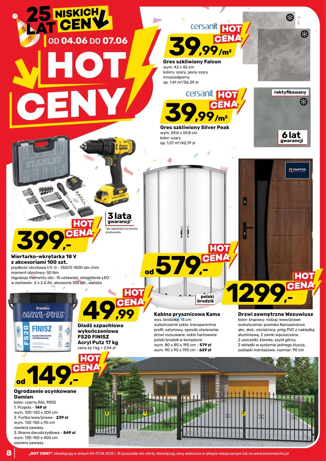 gazetka promocyjna BRICOMARCHE 25 lat niskich cen - Strona 8