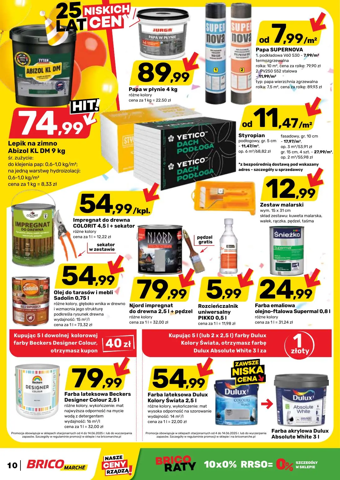 gazetka promocyjna BRICOMARCHE 25 lat niskich cen - Strona 10