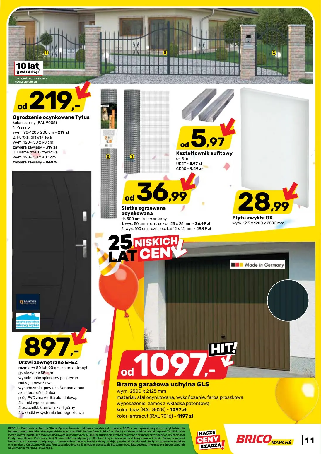 gazetka promocyjna BRICOMARCHE 25 lat niskich cen - Strona 11