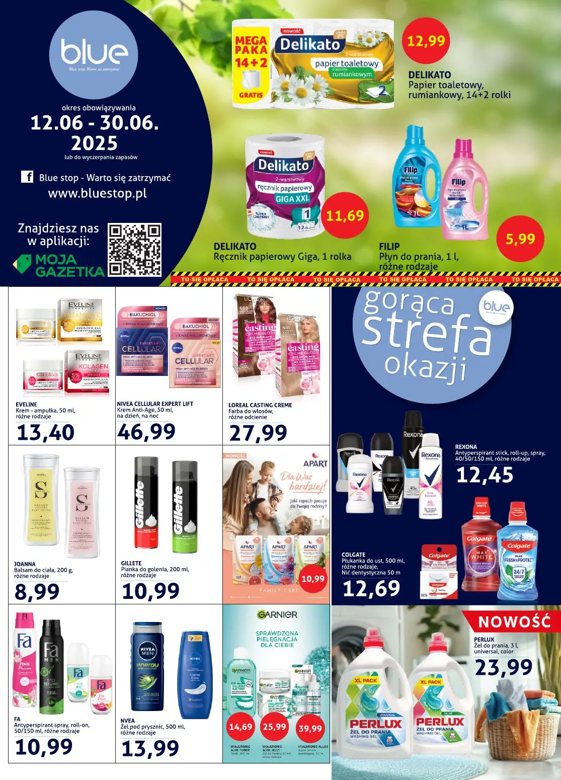 gazetka promocyjna Blue stop Gazetka drogeryjna - Strona 1