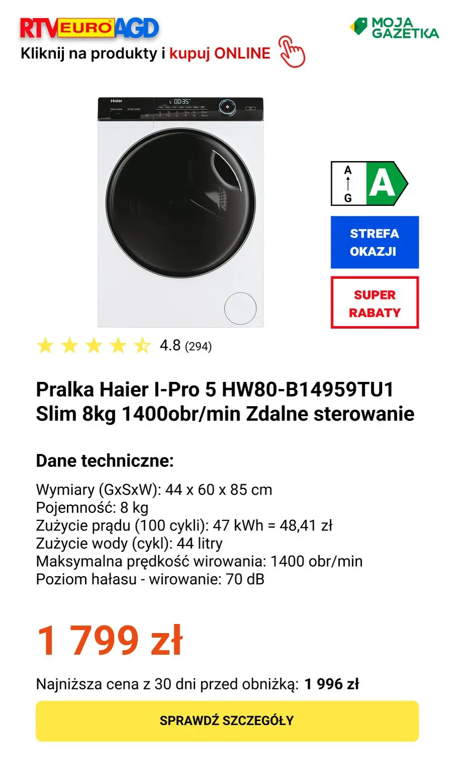 gazetka promocyjna RTV EURO AGD SUPERrabaty! - Strona 16