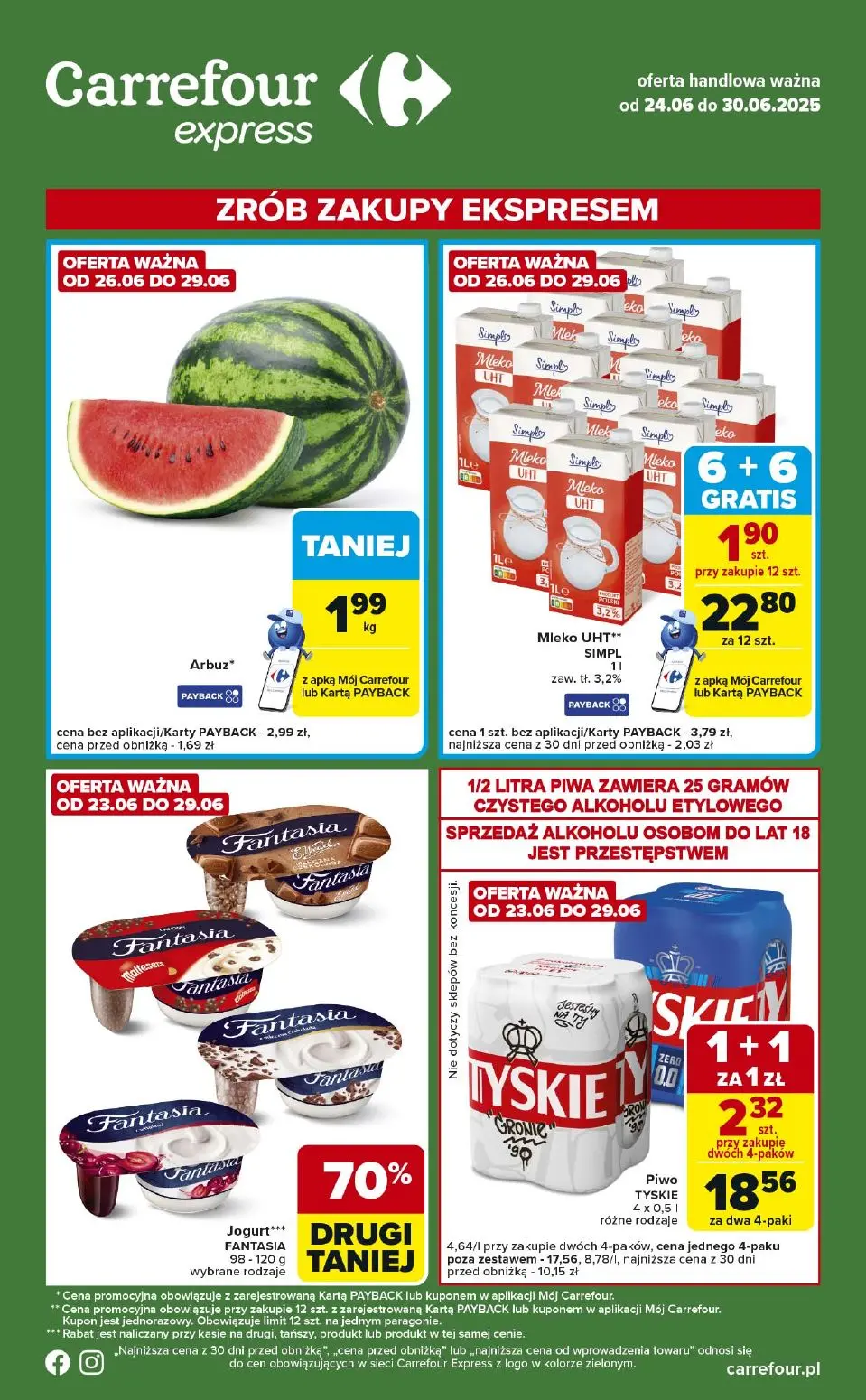 gazetka promocyjna Carrefour Express Zrób zakupy ekspresem - Strona 1