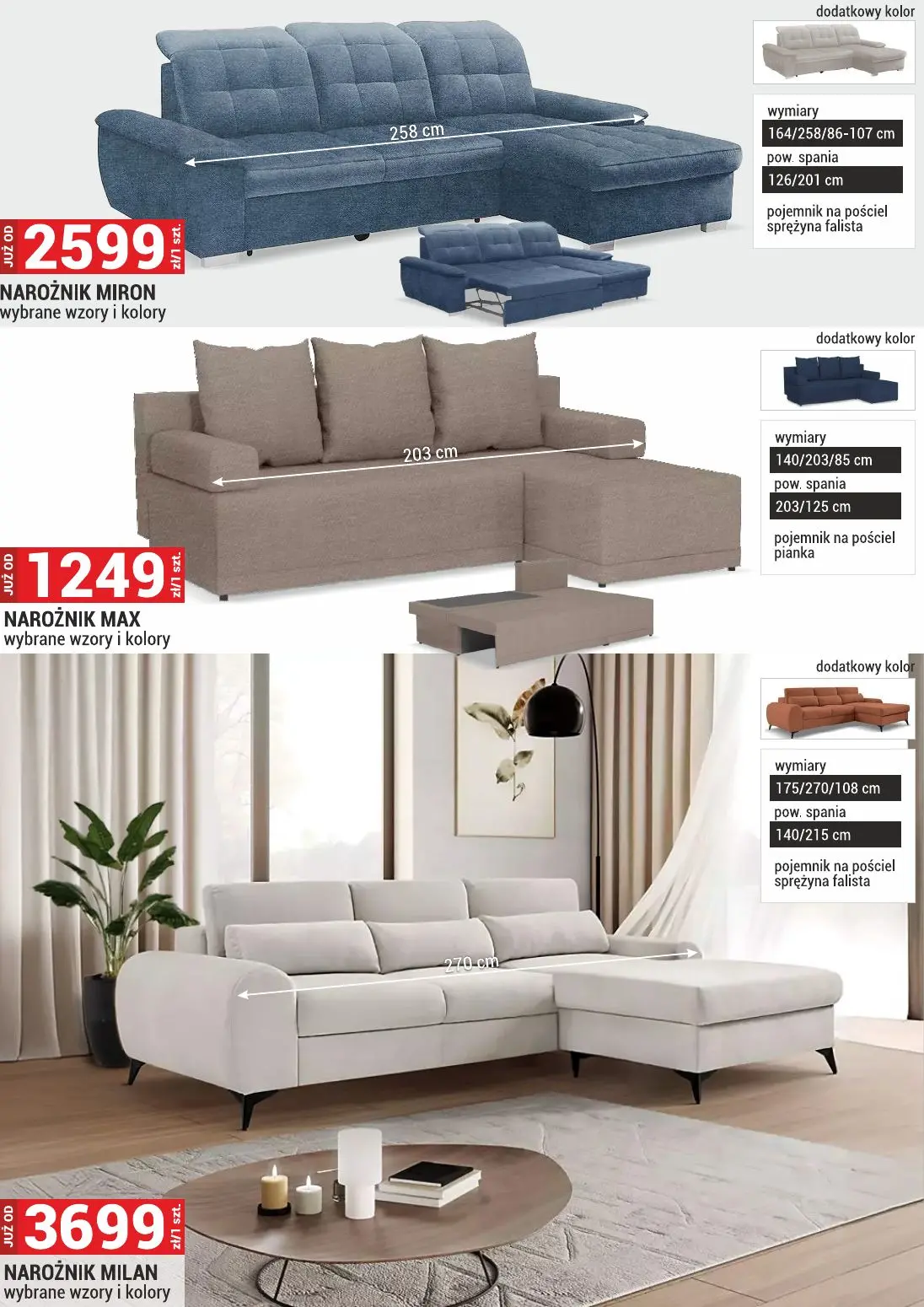 gazetka promocyjna Merkury Market Meble - Wypoczynki - Materace - Strona 23