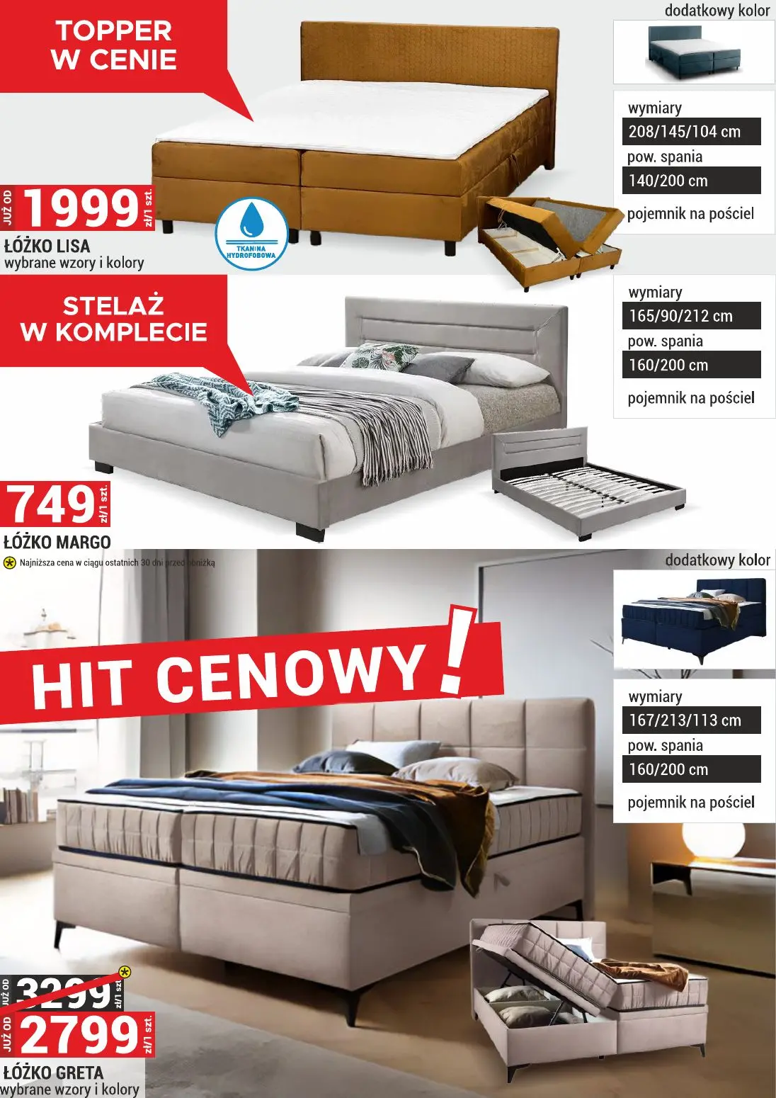 gazetka promocyjna Merkury Market Meble - Wypoczynki - Materace - Strona 37