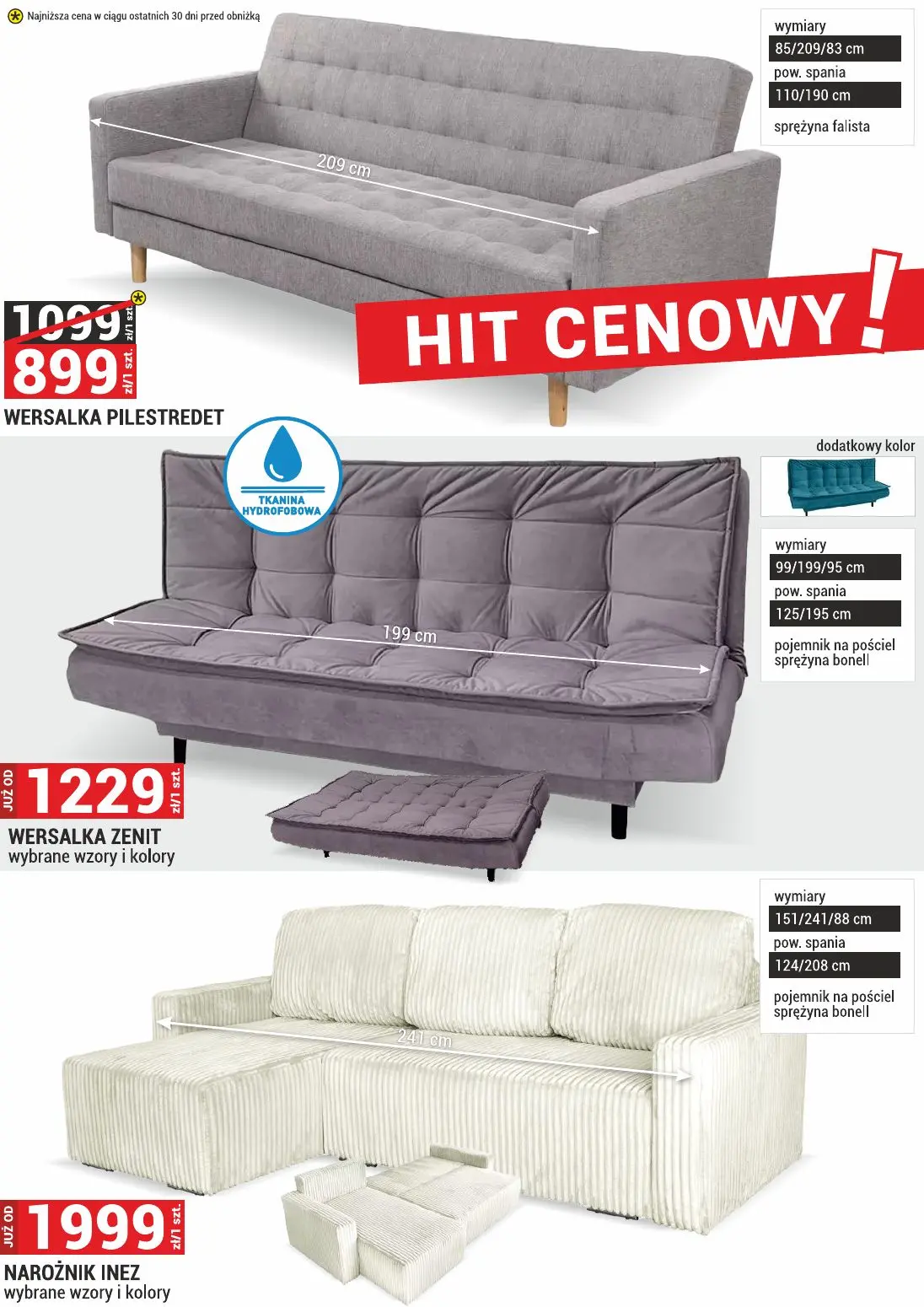 gazetka promocyjna Merkury Market Meble - Wypoczynki - Materace - Strona 39