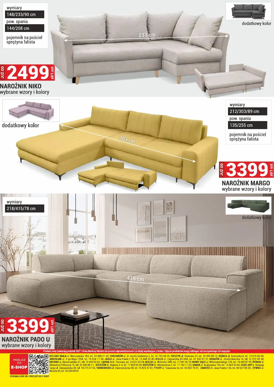 gazetka promocyjna Merkury Market Meble - Wypoczynki - Materace - Strona 40