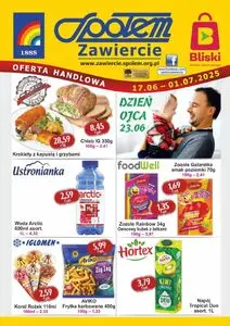 Gazetka promocyjna Społem Zawiercie, ważna od 2025-06-17 do 2025-07-01.